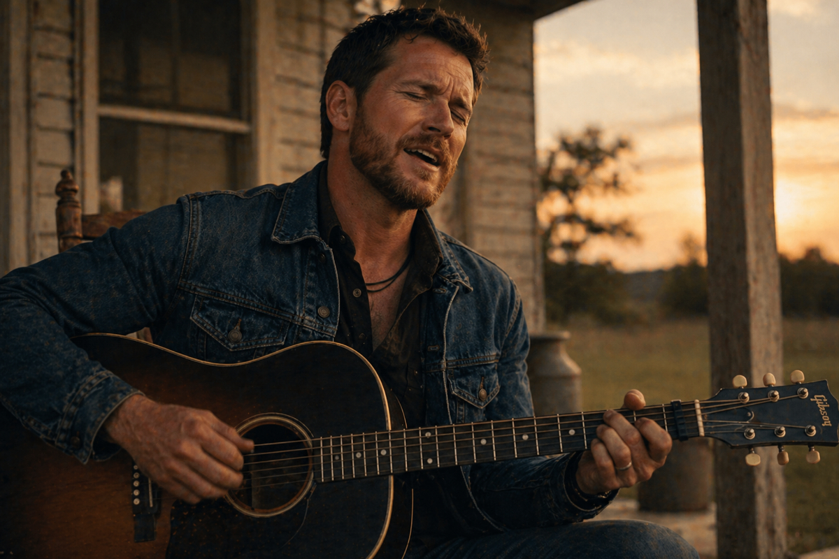 JT Merrin with guitar